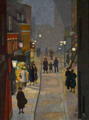 Charles Ginner: Flask Walk, Hampstead