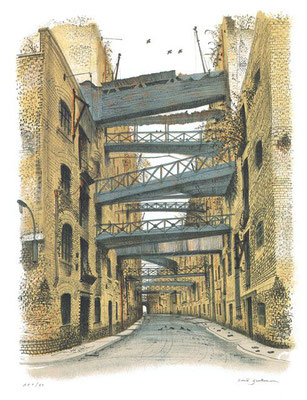 David Gentleman: Shad, Thames