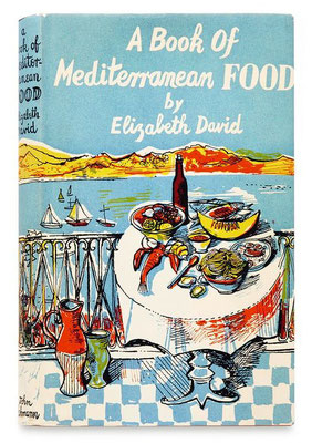 John Minton: A book of mediterranean food, book cover