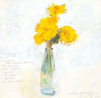 Kurt jackson; April's dandelions