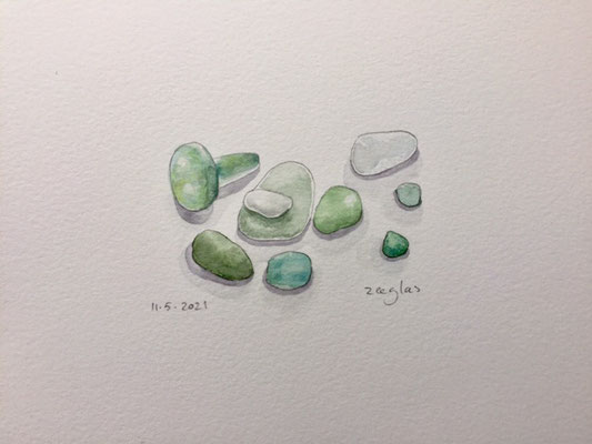 Annette Fienieg: Sea glass; 11-5-2021