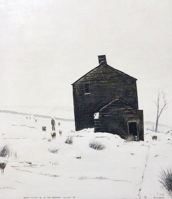 Peter Brook: Sheep coming in as the weather closes in