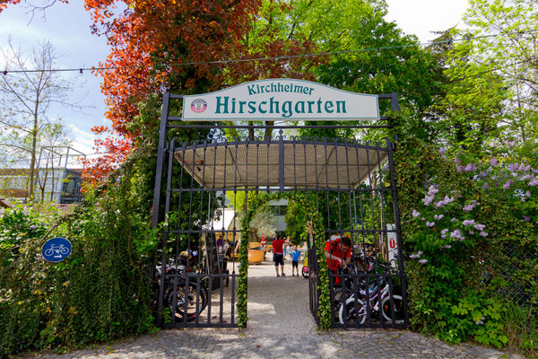 Der Kirchheimer Hirschgarten - Biergarten unter Kastanien - 10