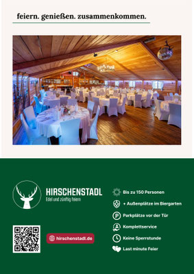 Speise- und Getränkekarte Kirchheimer Hirschgarten Sommer 2026