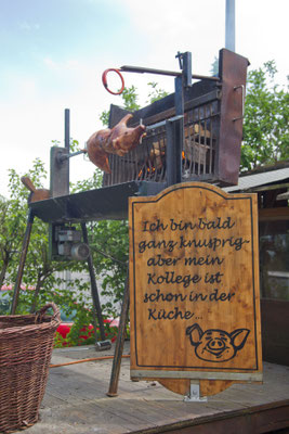 Der Kirchheimer Hirschgarten - Biergarten unter Kastanien - 2