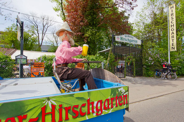Der Kirchheimer Hirschgarten - Biergarten unter Kastanien - 6