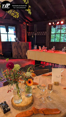 Hochzeitsdj in der Adenbachhütte Ahrweiler - DJ Pult