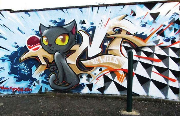 Cat by TIGR - 2014 - Montauban street
