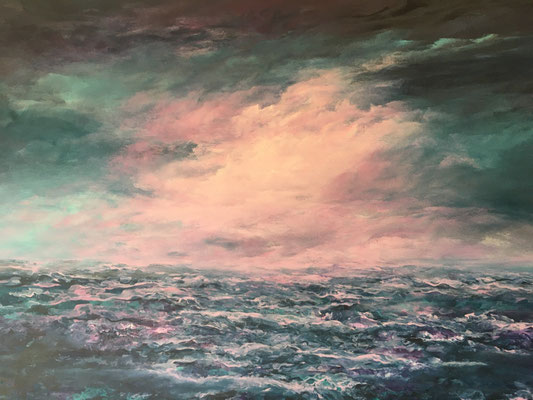 The Cloud, 2020, Acryl auf Leinwand, 100x140 cm, in Privatbesitz