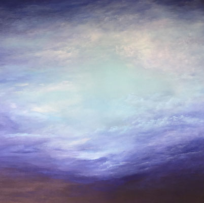 Lightnlightly, 2019, Acryl auf Leinwand, 140x160 cm, in Privatbesitz