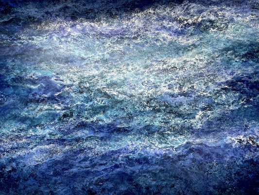 The Ship Has Gone, 2021, Acryl auf Leinwand, 120x160 cm