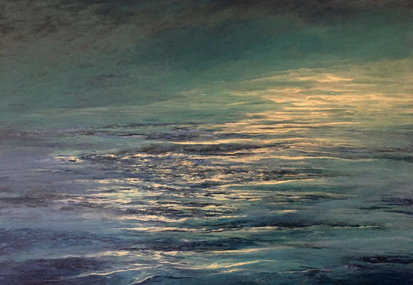 Deepening Up, 2019, Acryl auf Leinwand, 100x140 cm, verkauft,  in Privatbesitz