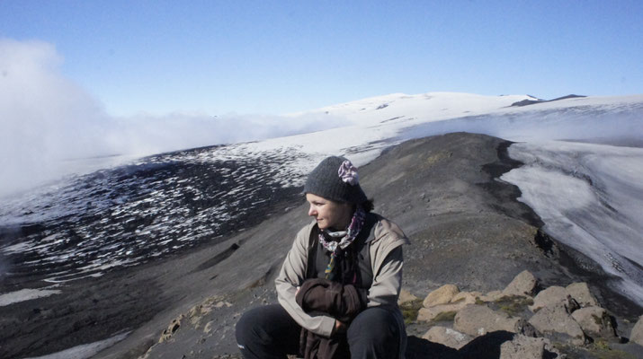 Island (2012) - Der Pass Fimmvörðuháls zwischen den beiden Vulkanen Eyjafjallajökull und Mýrdalsjökull