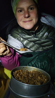 Abendessen im Zelt: Dried Beef von DJ