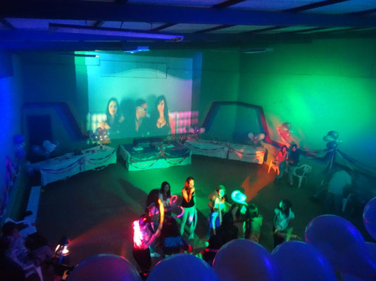 pantalla gigante dj fiesta de 15 años