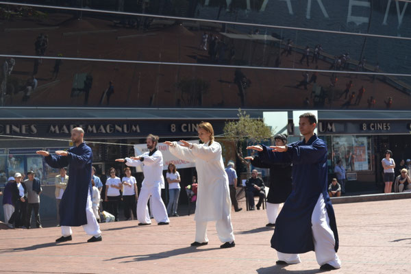 Wudang Spain exhibición en Maratón de Tai Chi