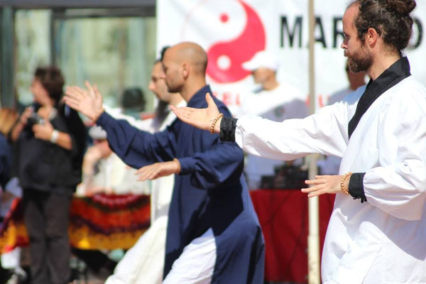 Wudang Spain exhibición en Maratón de Tai Chi