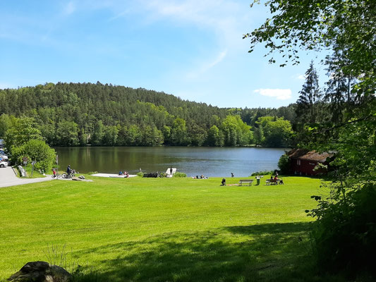 Liegewiese am Blaibachsee