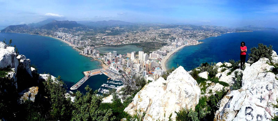 Calpe - Blick vom Peñon de Ifách