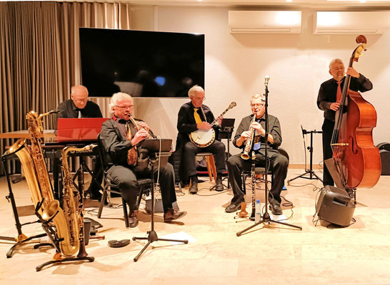Special Guests: Leo Utiger cl, sax und Walti Gloor bj. im Jazzclub Aesch-Pfeffingen