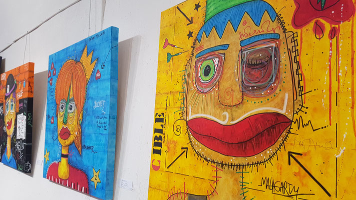 Malagarty, galerie Espace 361° Aix-en-Provence 2020