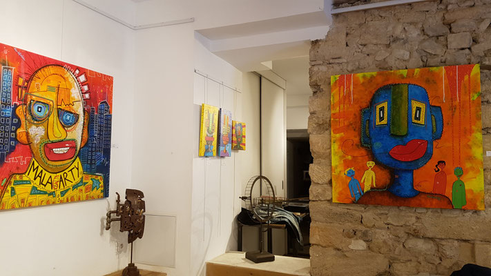 Malagarty, galerie 361° Aix-en-Provence 2019