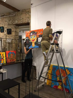 Malagarty, galerie Espace 361° Aix-en-Provence 2020