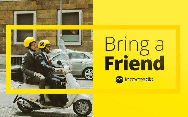 Concept per campagna "Bring a Friend" WebSite X5