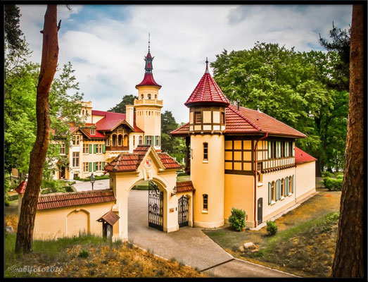 Schloss Hubertushöhe am Storkower See/LK Oder-Spree/Brandenburg 2016