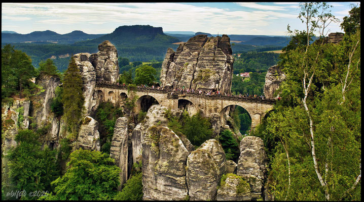 Basteibrücke/Elbsandsteingebirge/Sachsen 2020