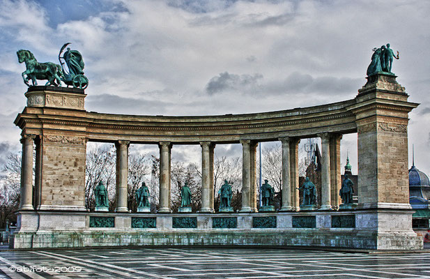 Heldenplatz Budapest/Ungarn