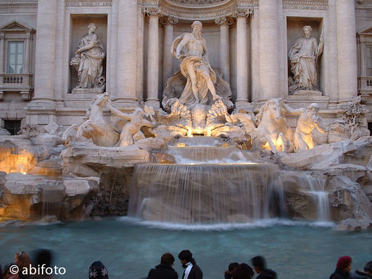 Trevibrunnen in Rom/Italien