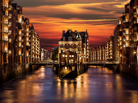 Wasserschloss Speicherstadt Hamburg