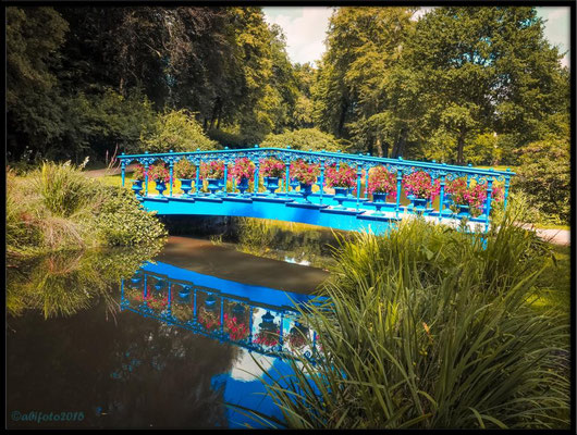 Blaue Brücke/Pücklerpark Bad Muskau/Lausitz 2016