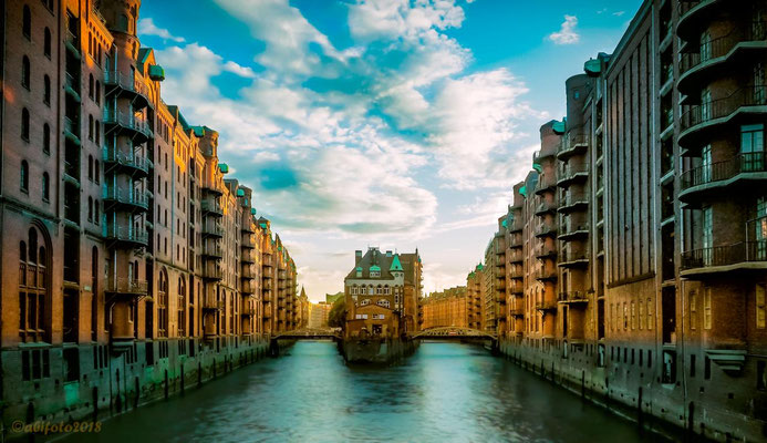 Wasserschloss, Speicherstadt Hamburg 2018