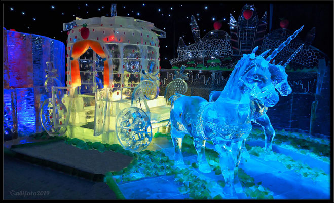 Eisskulpturenausstellung/Karls Erdbeerhof in Elstal/Havelland 2019