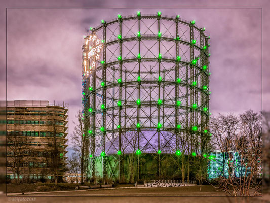 Gasometer in Schöneberg (erbaut 1908-10/stillgelegt 1995)