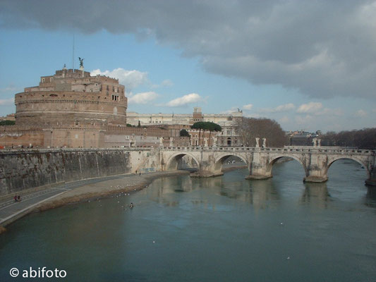 Engelsburg am Tiber in Rom/Italien