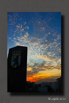 Abendhimmel über Steglitz