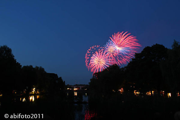 Feuerwerk im Volkspark Mariendorf