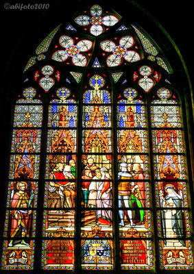 Mosaikfenster Catedrale St.Michel Brüssel/Belgien 2010