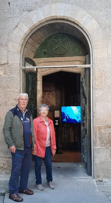 Gerhard und Helga vor der Heiligen Pforte