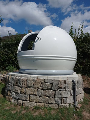 Fertige 3 Meter ScopeDome Kuppel