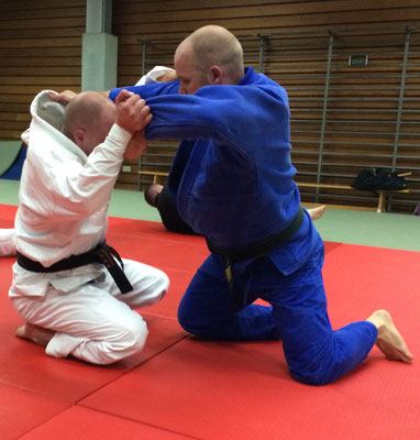 Bild: Ju-Jutsu-Training beim PSV Saar in Saarbrücken