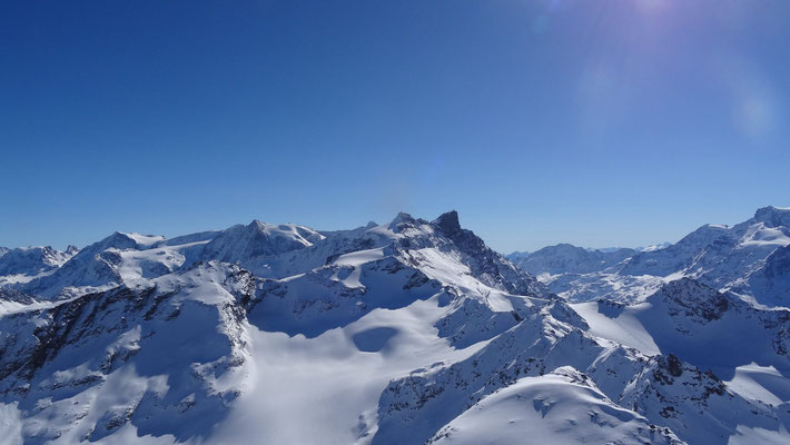 Glacier des Pantalons Blancs depuis le sommet de la Rosablanche