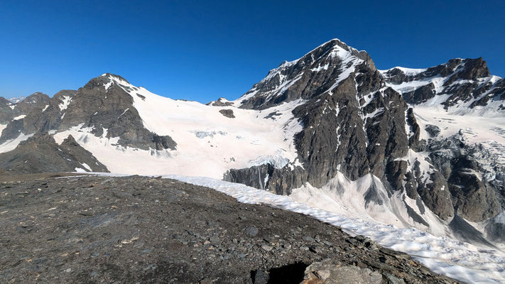 Grand Combin depuis le sommet de Tête Blanche de By