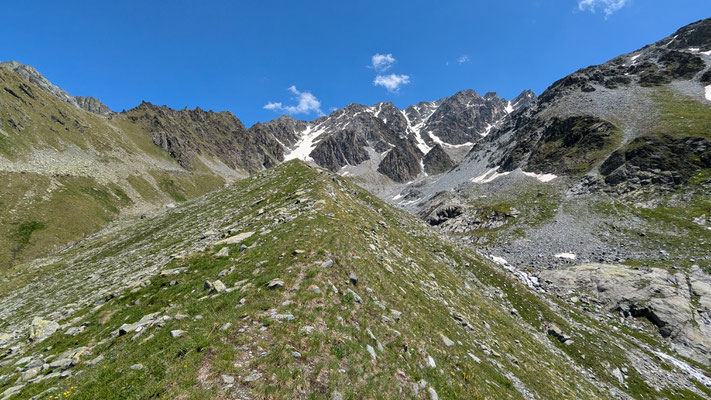 sur la moraine