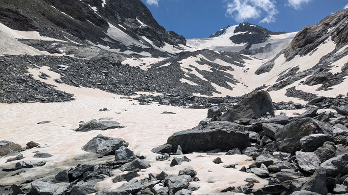 glacier de Boveire le 9 juillet 2024