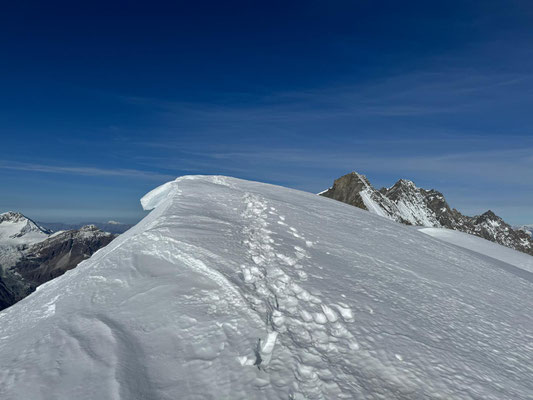 arrivée au sommet
