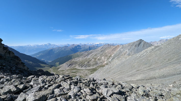 Vallon de Moline, côté Italie